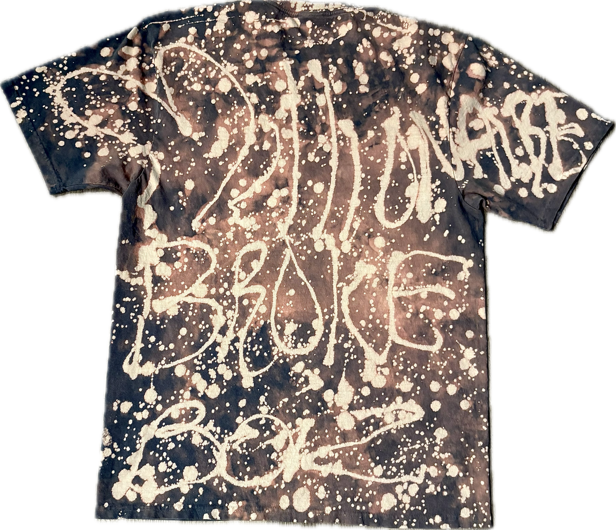 Galaxy Thoughts Distressed Graphic Tee | Millionaire Broke Boiz