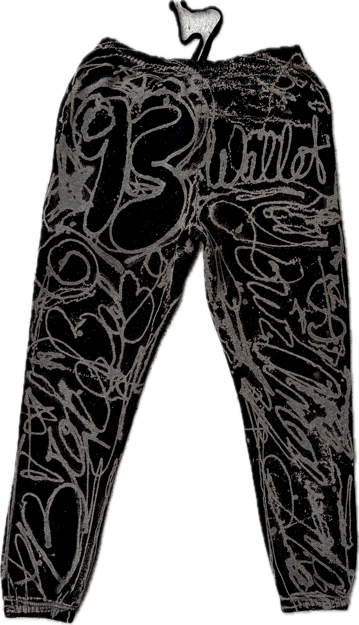 Wallets Black Graffiti Premium Urban Pinch Joggers | Millionaire Broke Boiz
