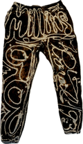 Fund Millionaires Black Graffiti Premium Urban Pinch Joggers | Millionaire Broke Boiz