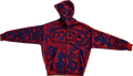 Millionaire Broke Boiz “ Redrum “ Streetwear Hoodie | Red/Blue Urban Premium Streetwear Hoodie