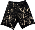Tagged Black Graffiti Denim Shorts | Millionaire Broke Boiz