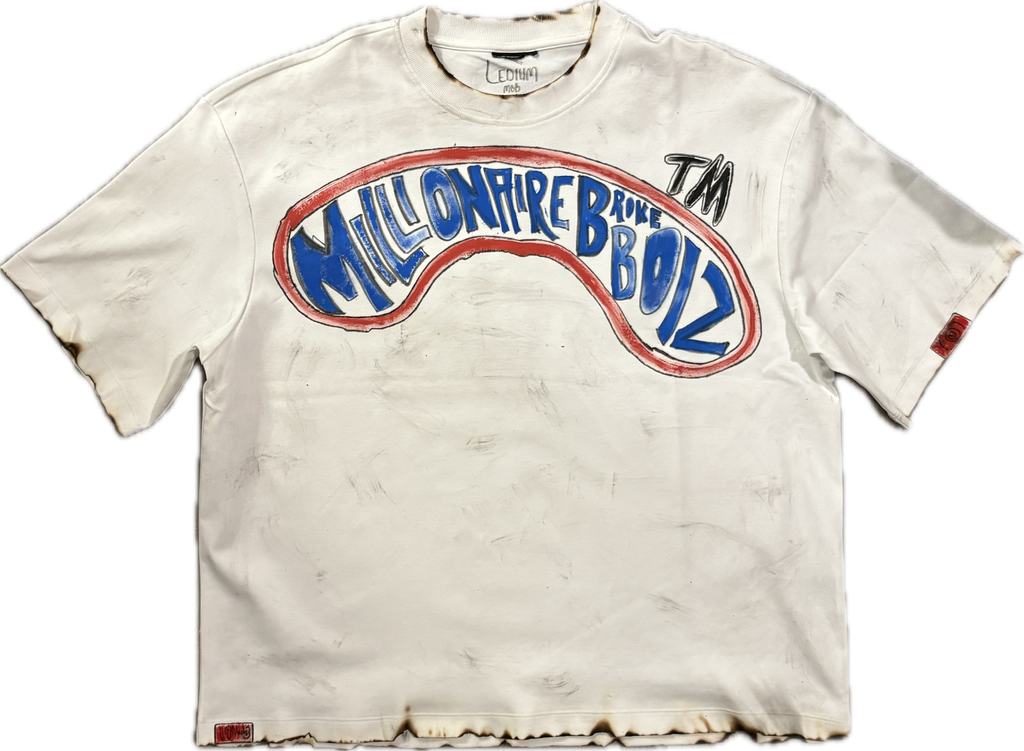 Millionaire Broke Boiz “Rescued America” Street Tee | Premium Graphic Streetwear Shirt