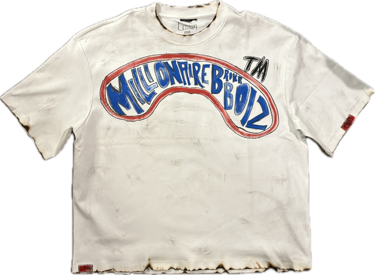 Millionaire Broke Boiz “Rescued America” Street Tee | Premium Graphic Streetwear Shirt