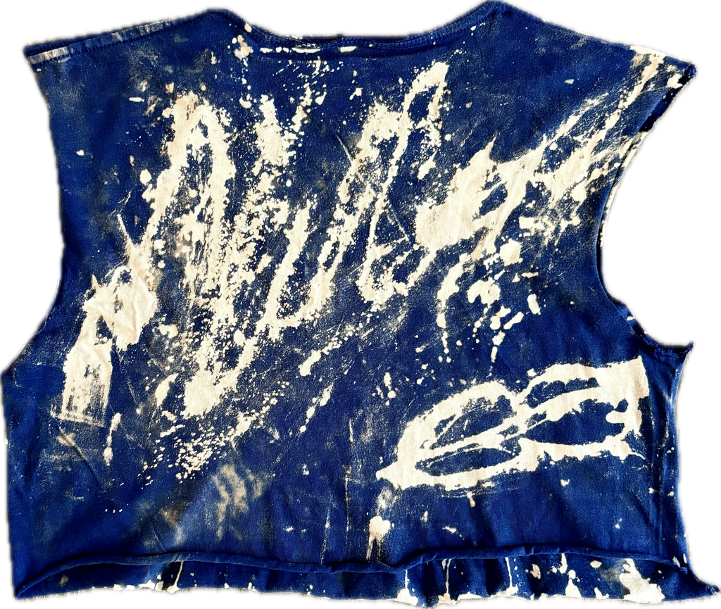 Mall Run Women’s Blue Pop Crop Top | Millionaire Broke Boiz