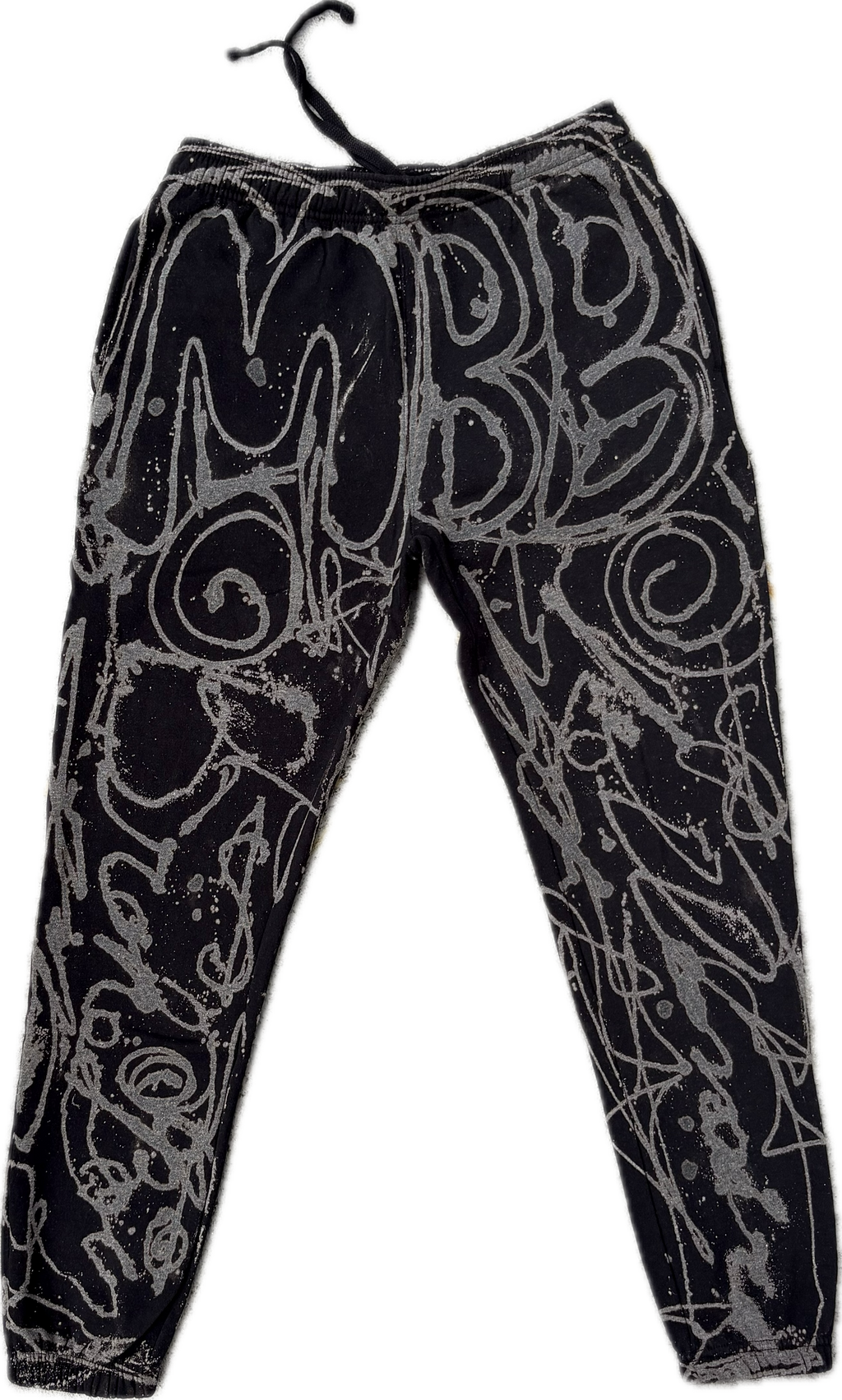 Wallets Black Graffiti Premium Urban Pinch Joggers | Millionaire Broke Boiz