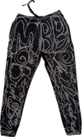 Wallets Black Graffiti Premium Urban Pinch Joggers | Millionaire Broke Boiz