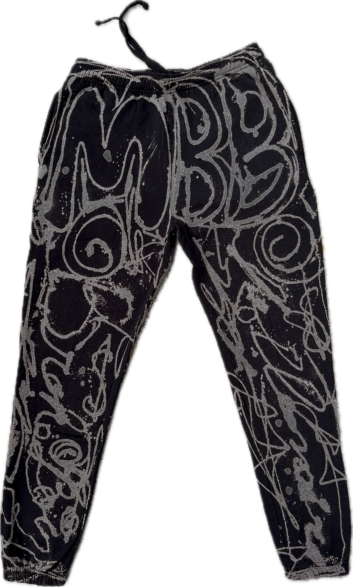 Wallets Black Graffiti Premium Urban Pinch Joggers | Millionaire Broke Boiz