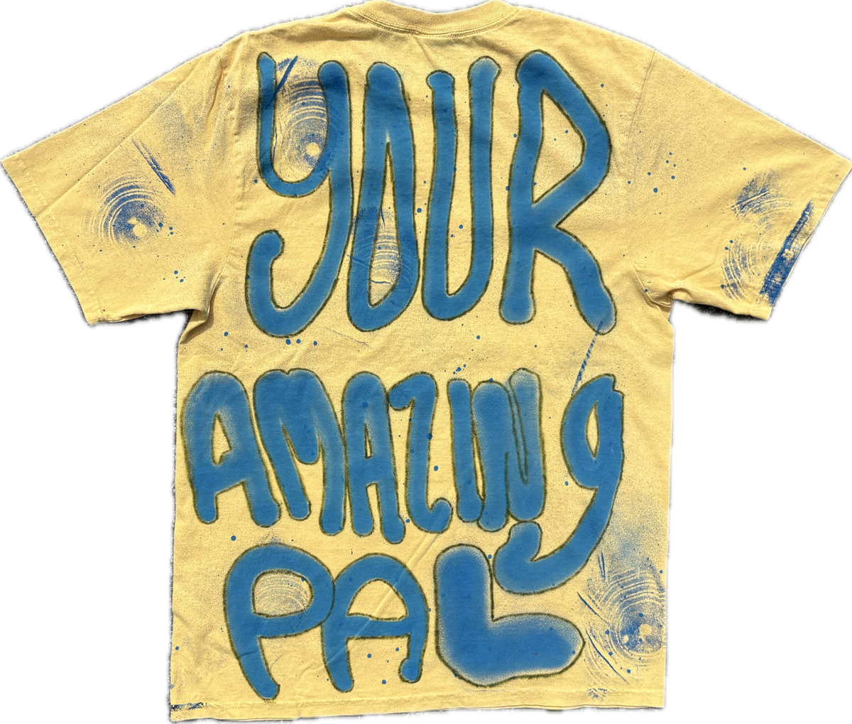 Millionaire Broke Boiz “ Mustards “ Graphic Street Tee | Yellow/Blue Urban Premium Streetwear Graphic Tee