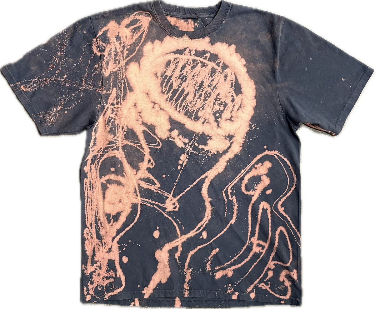 Millionaire Broke Boiz “Ashes On My Shirt” Graphic T-Shirt | Black Distressed Streetwear Tee