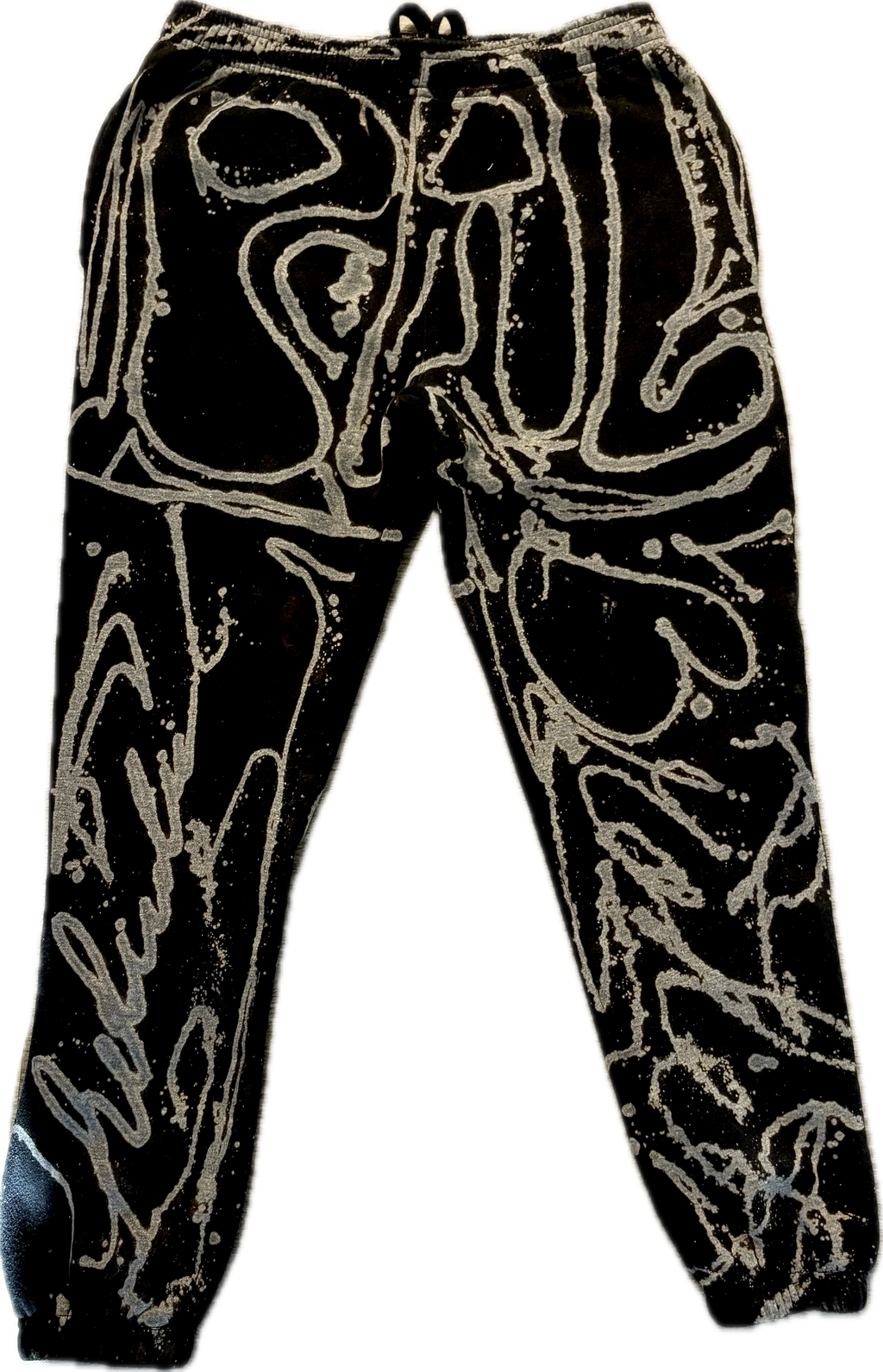 Pals Cash Black Graffiti Premium Urban Pinch Joggers | Millionaire Broke Boiz