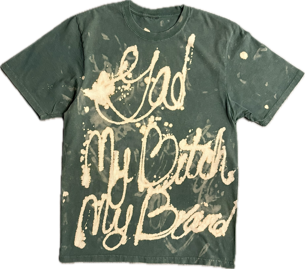 Millionaire Broke Boiz “Leader” Graphic T-Shirt | Green Luxury Streetwear Tee