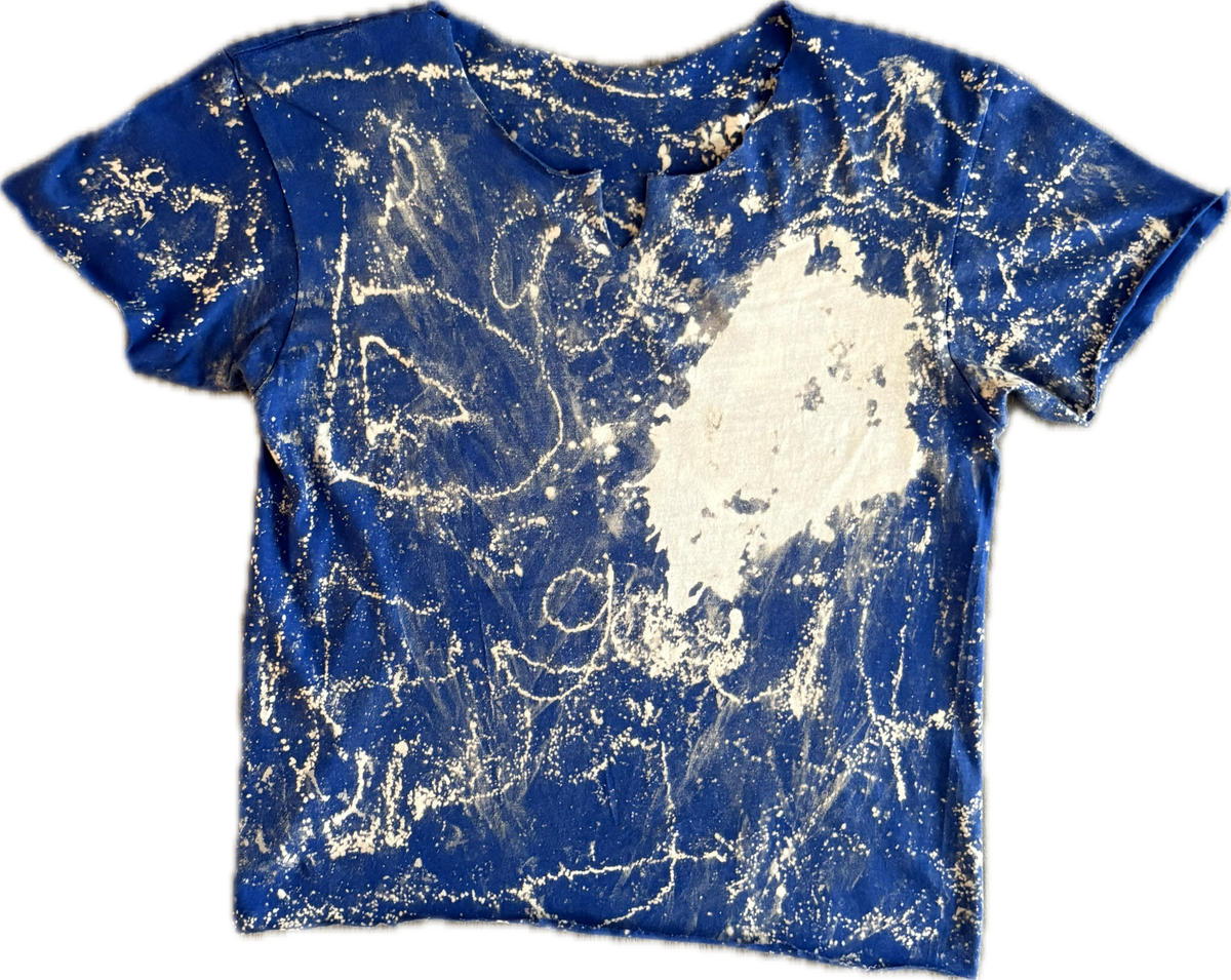 Pool Side B4 & AFTA Blue Pop Women’s Mid T-Shirt | Millionaire Broke Boiz
