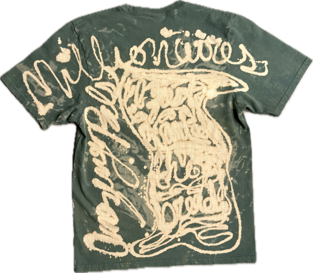 Millionaire Broke Boiz “Leader” Graphic T-Shirt | Green Luxury Streetwear Tee