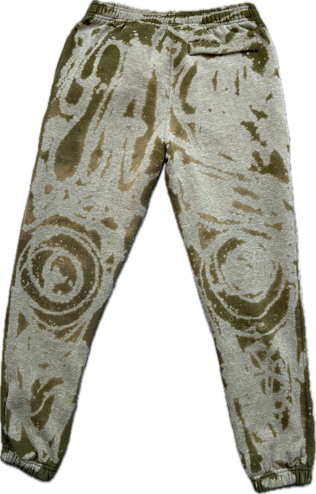 Deep N M Faded Olive Graffiti Urban Premium Pinch Joggers | Millionaire Broke Boiz
