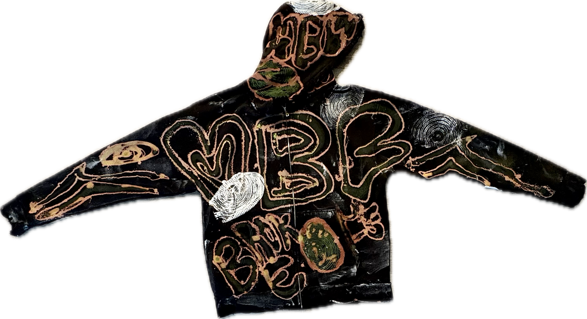 All The Winners Broke Black Graffiti Urban Premium Hoodie | Millionaire Broke Boiz