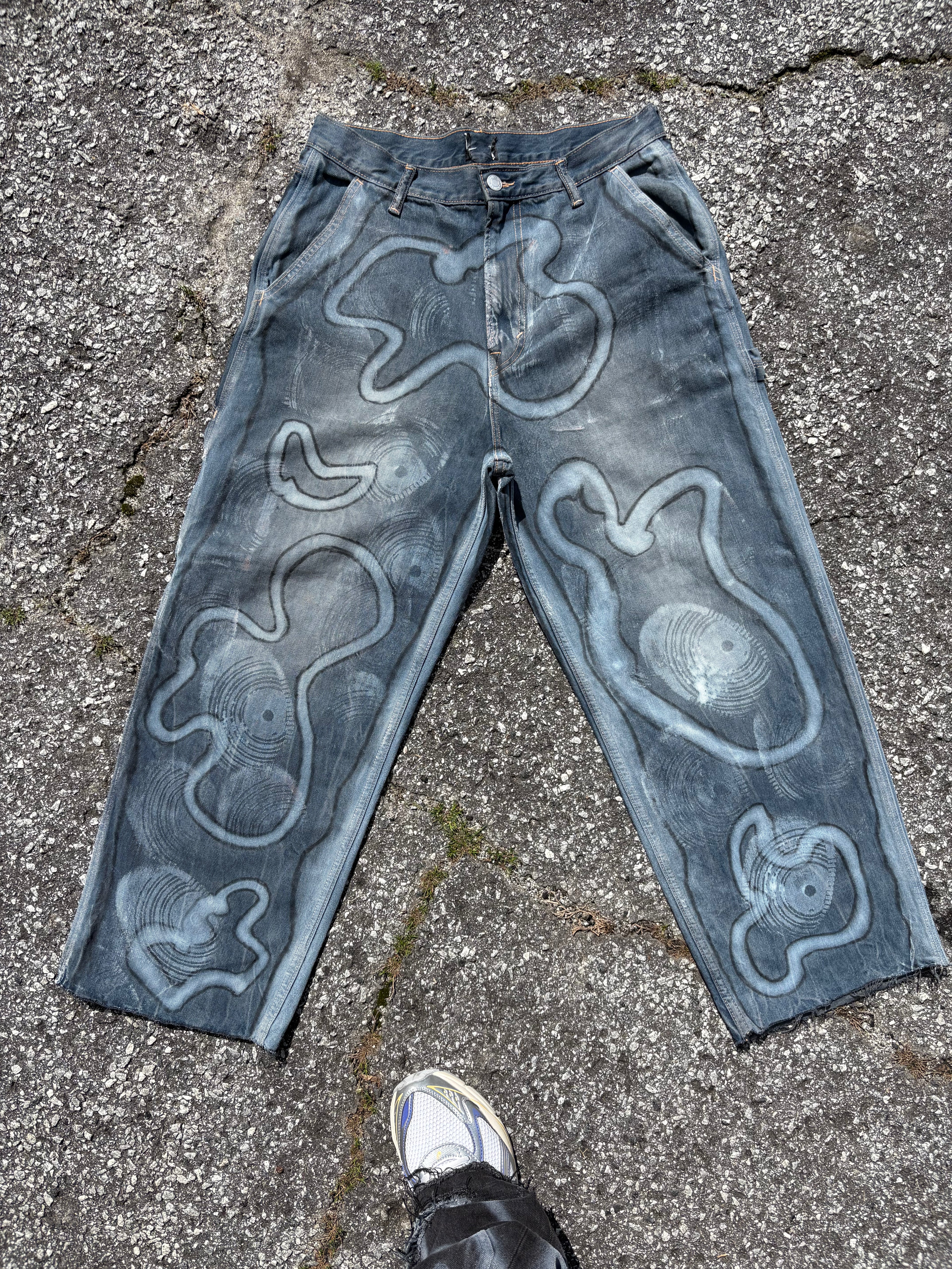 Millionaire Broke Boiz “Prints” Street Jeans | Premium Graphic Denim Streetwear