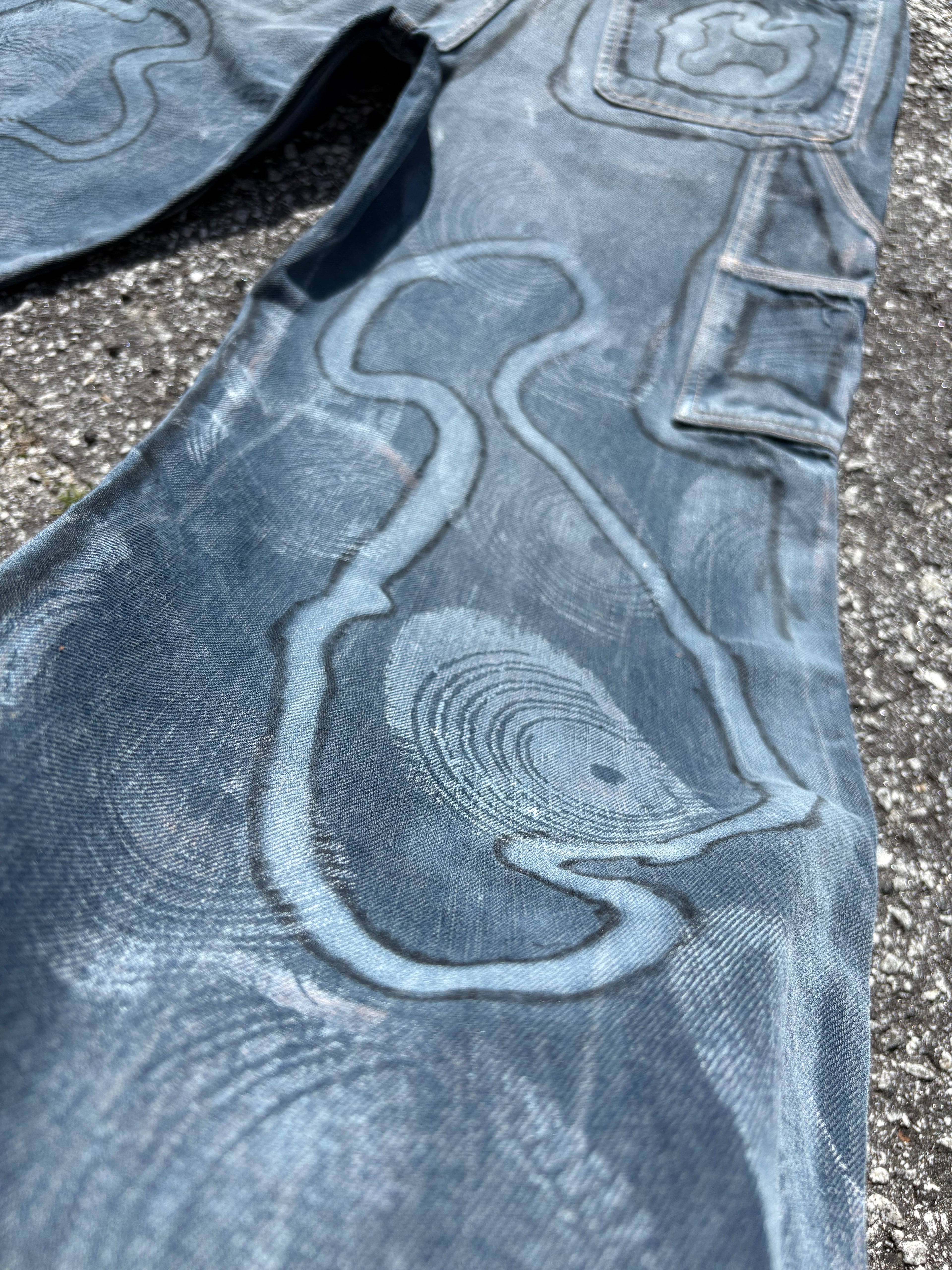 Millionaire Broke Boiz “Prints” Street Jeans | Premium Graphic Denim Streetwear