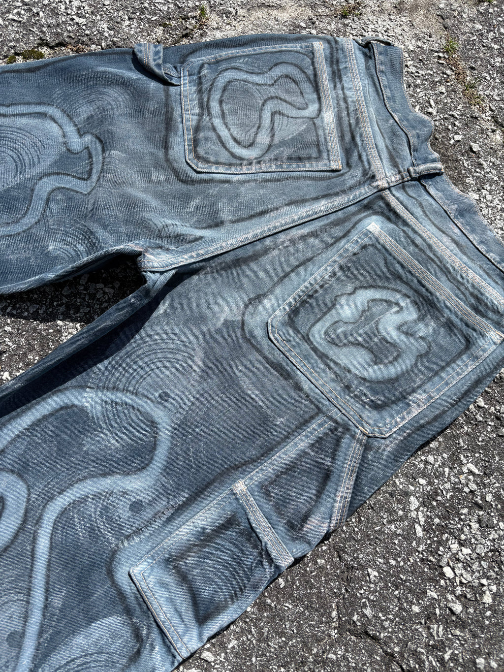 Millionaire Broke Boiz “Prints” Street Jeans | Premium Graphic Denim Streetwear