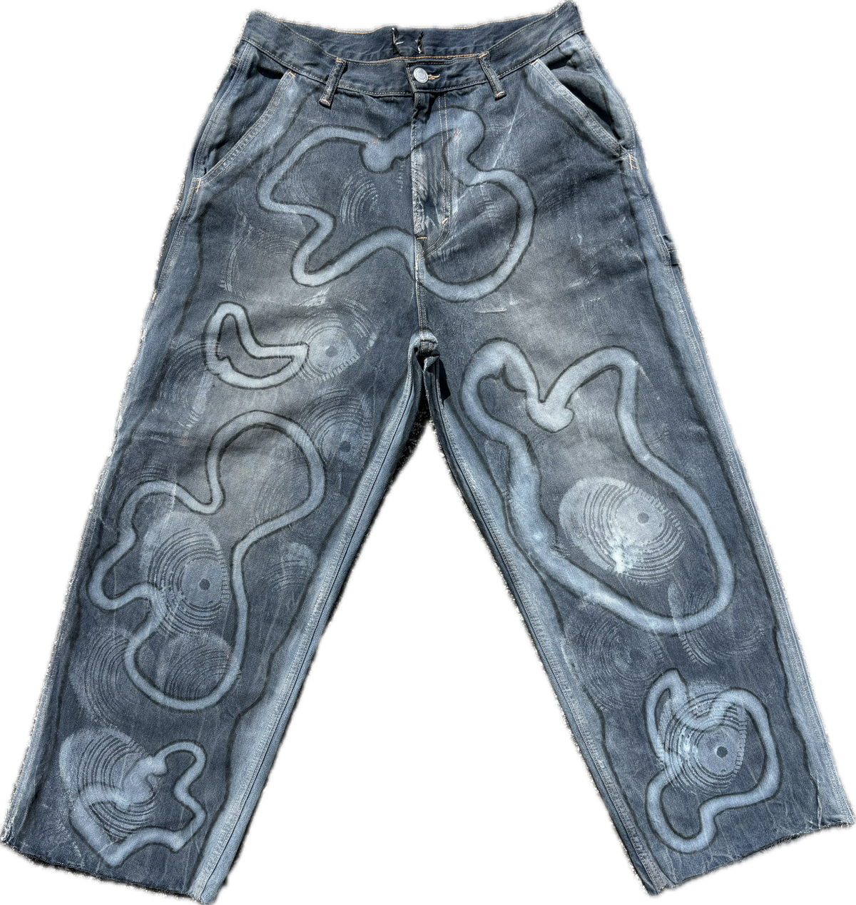 Millionaire Broke Boiz “Prints” Street Jeans | Premium Graphic Denim Streetwear