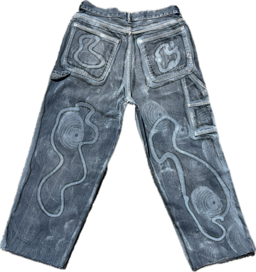 Millionaire Broke Boiz “Prints” Street Jeans | Premium Graphic Denim Streetwear