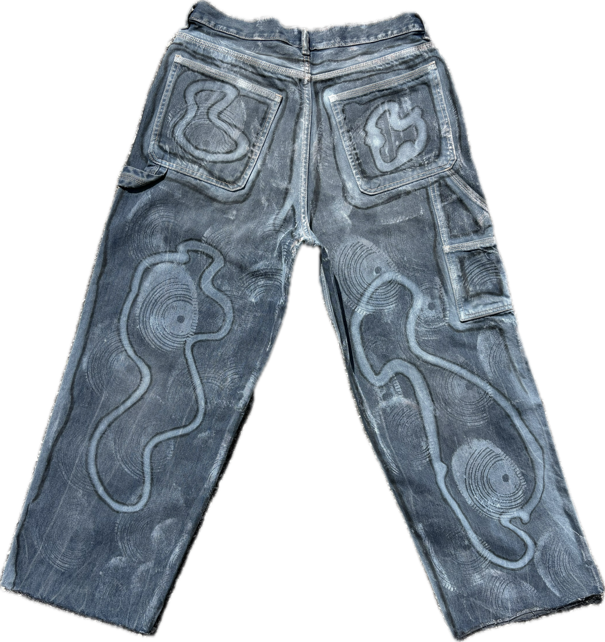 Millionaire Broke Boiz “Prints” Street Jeans | Premium Graphic Denim Streetwear