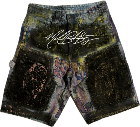MBB “ Love Me “ Street Jorts