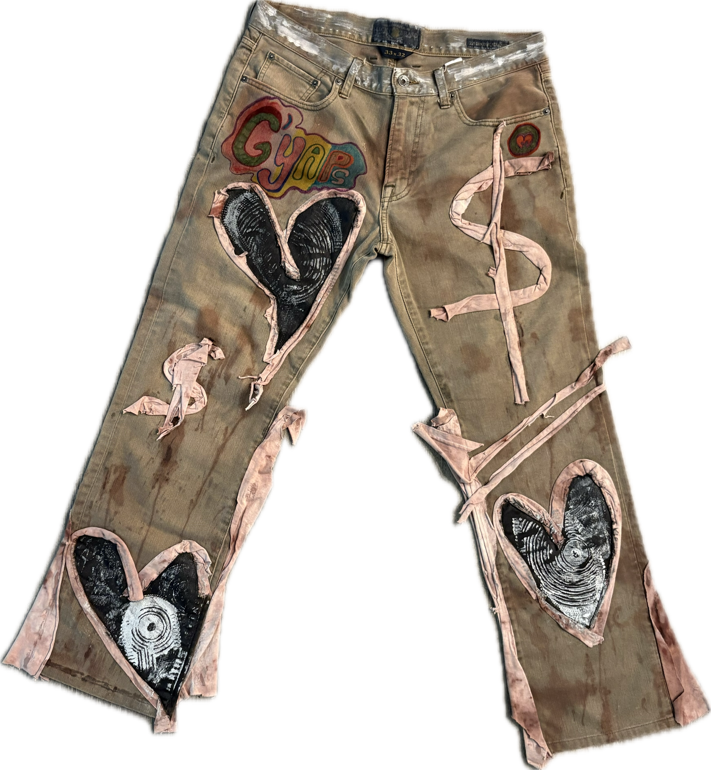 GsWorld x MBB “ Concrete Hearts “ Street Jeans