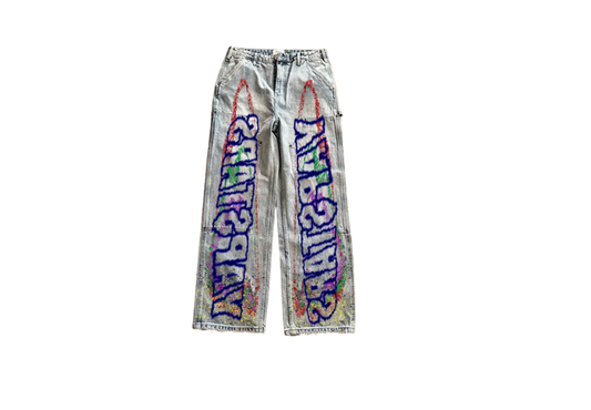 MBB Hand-crafted “ Basel Yap “ Street Jeans