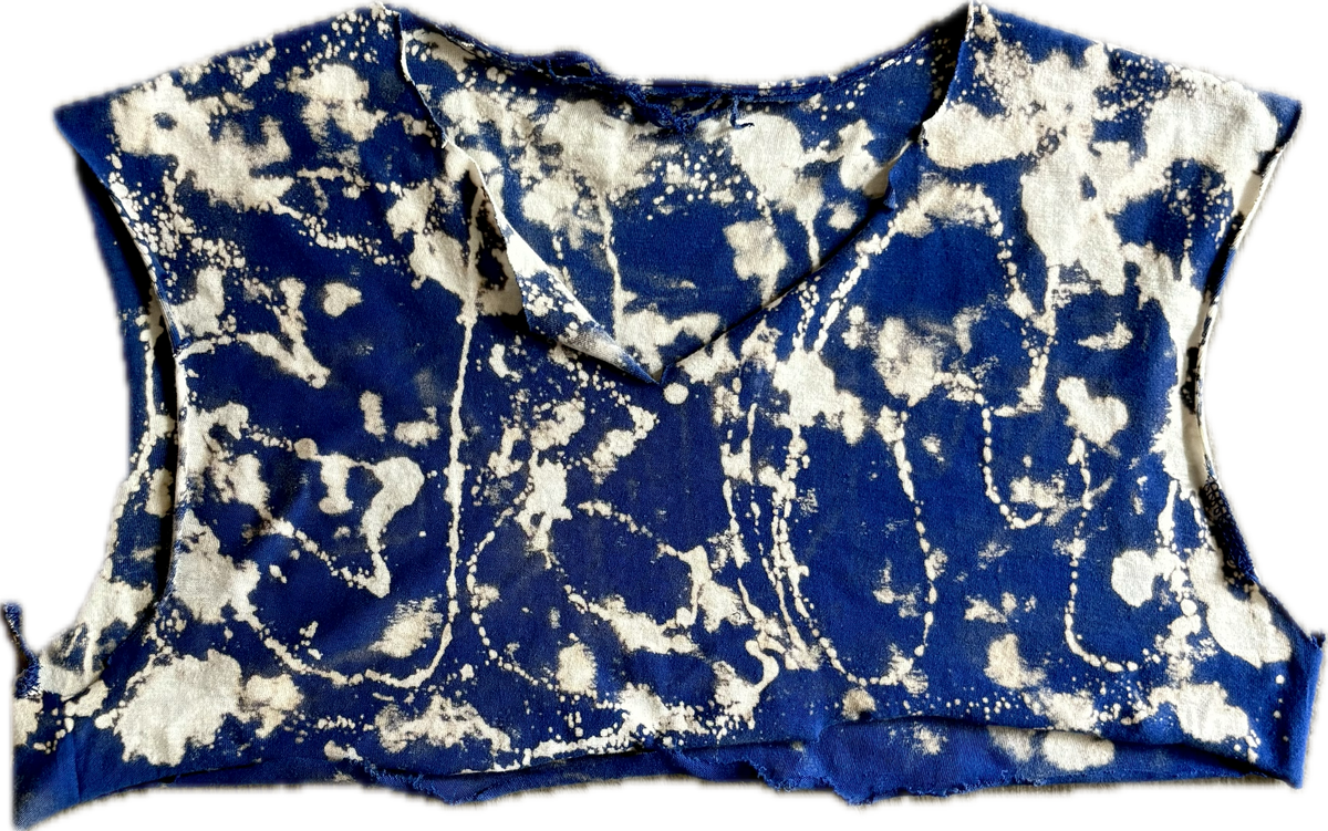 Skripper Nights Women’s Blue Pop Crop Top | Millionaire Broke Boiz